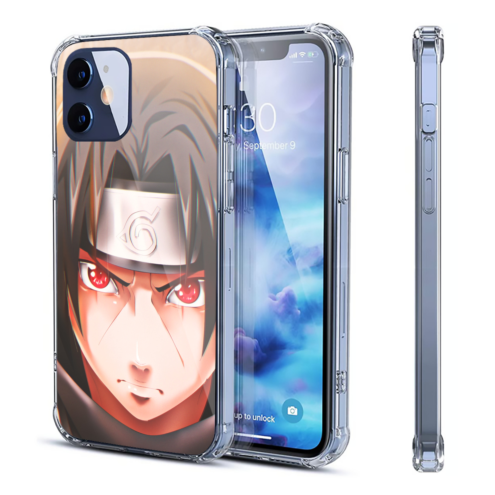 （画像用） NARUTO -ナルト- NARUTO -ナルト- 疾風伝 【iPhone 12シリーズ対応】透明スマホケース（クリアソフトケース）